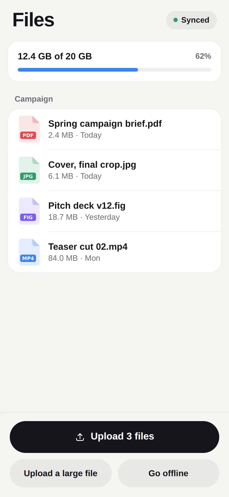 Preview of Toast Stack — Stacked, Swipeable Toast Notifications for React Native & Expo